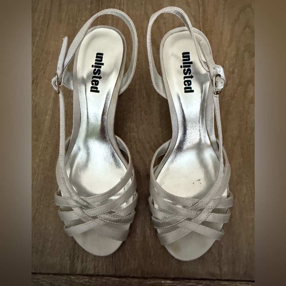 Reduced price! Unlisted Women's Silver Strappy Sandals